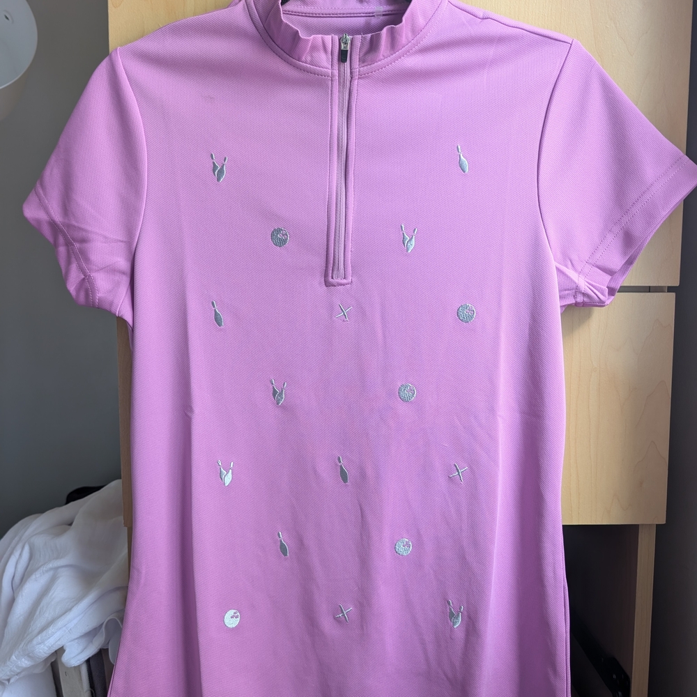 Purple Bowling Shirt